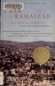 Cover of: I saw Ramallah by Murīd Barghūthī