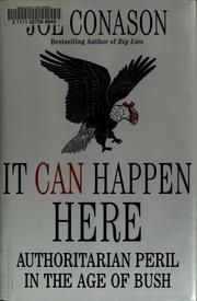 Cover of: It can happen here by Joe Conason