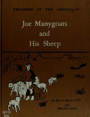 Cover of: Joe Manygoats and his sheep by Paul Sidney Martin