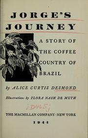 Cover of: Jorge's journey: a story of the coffee country of Brazil