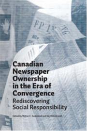 Cover of: Canadian Newspaper Ownership in the Era of Convergence | Walter C.  Soderlund