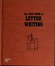 Cover of: The first book of letter writing by Helen Jacobson