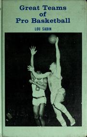 Cover of: Great teams of pro basketball