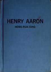 Cover of: Henry Aaron: Home-Run King