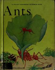 Cover of: Ants by Charles A. Schoenknecht