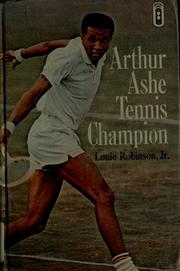 Cover of: Arthur Ashe: tennis champion