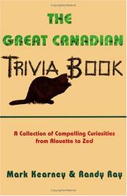 Cover of: The Great Canadian Trivia Book