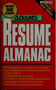 Adams resume almanac by Adams Media Corporation