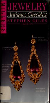 Cover of: Miller's jewelery antiques checklist