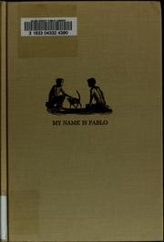 Cover of: My name is Pablo