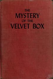 Cover of: The mystery of the velvet box