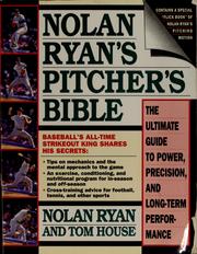 Cover of: Nolan Ryan's pitcher's bible by Nolan Ryan