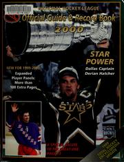 Cover of: The National Hockey League official guide & record book, 2000