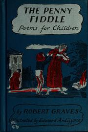 Cover of: The Penny fiddle: poems for children