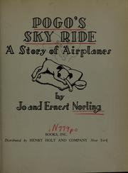 Cover of: Pogo's sky ride: a story of airplanes