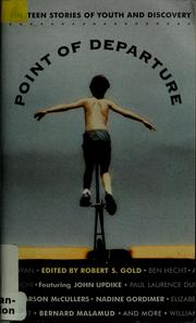 Cover of: Point of departure: 19 stories of youth and discovery