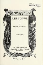 Cover of: Julius Caesar