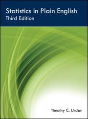Cover of: Statistics in plain English by Timothy C. Urdan
