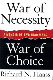 Cover of: War of necessity - War of choice by Richard N. Haass