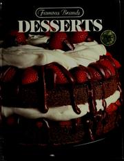 Cover of: Famous Brands desserts by 