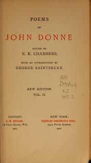 Cover of: Poems of John Donne