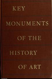 Cover of: Key monuments of the history of art: a visual survey