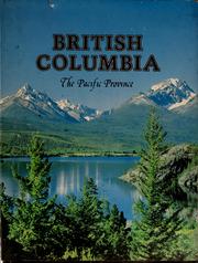 Cover of: British Columbia, the Pacific province