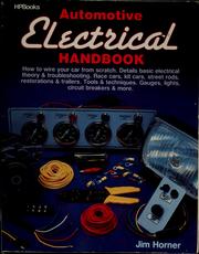Cover of: Automotive electrical handbook