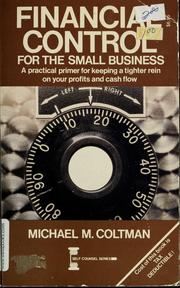 Cover of: Financial control for the small business by Michael M. Coltman