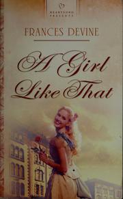 Cover of: A girl like that