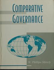 Cover of: Comparative governance