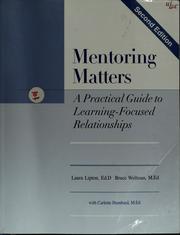 Mentoring matters by Laura Lipton