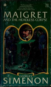 Cover of: Maigret and the headless corpse