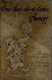 Cover of: One-day-at-a-time therapy