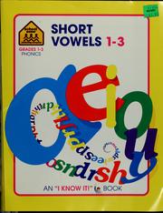 Cover of: Short vowels