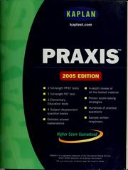 Cover of: Praxis 2005