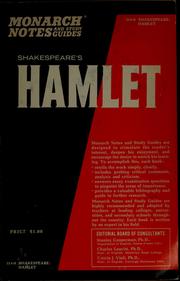 Cover of: Shakespeare's Hamlet by Leonora Leet