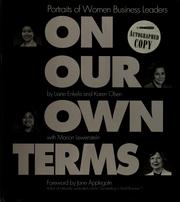 Cover of: On our own terms: portraits of women business leaders