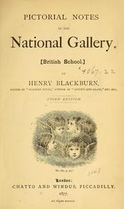 Cover of: Pictorial notes in the National Gallery