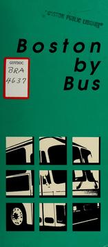 Cover of: Boston by bus