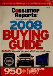 Cover of: Consumer Reports buying guide by Consumers Union of United States