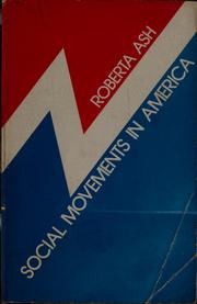 Cover of: Social movements in America