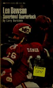 Cover of: Len Dawson: superbowl quarterback