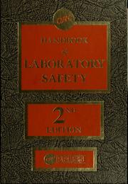 Cover of: CRC handbook of laboratory safety