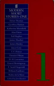 Cover of: Modern Short Stories One