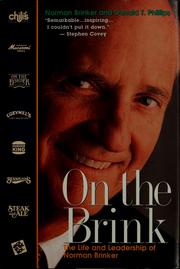 Cover of: On the brink: the life and leadership of Norman Brinker