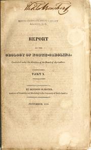 Cover of: Papers on agricultural subjects and Professor Olmstead's report on the geology of part of the western counties of North=Carolina by George W. Jeffreys