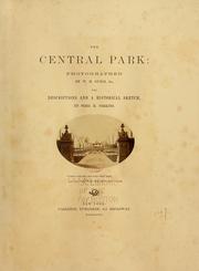 Cover of: The Central Park