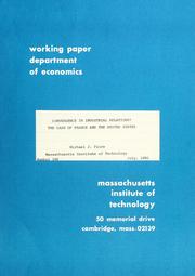 Cover of: Convergence in industrial relations?: the case of France and the United States