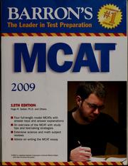 Cover of: Barron's new MCAT: medical college admission test